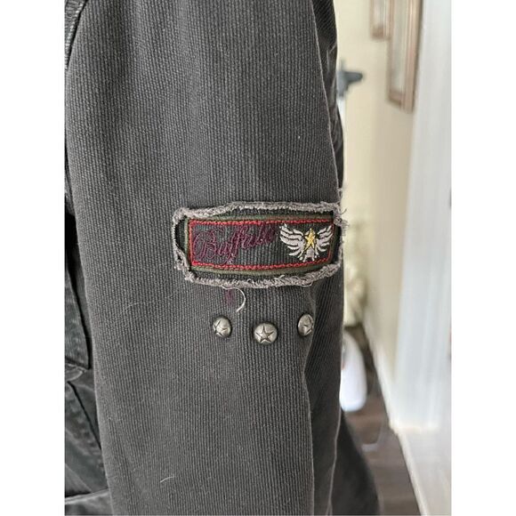 Buffalo 5 Women’s Heavyweight Poly/Cotton Zip-Up Snap Front Jacket Size Medium - Picture 4 of 15